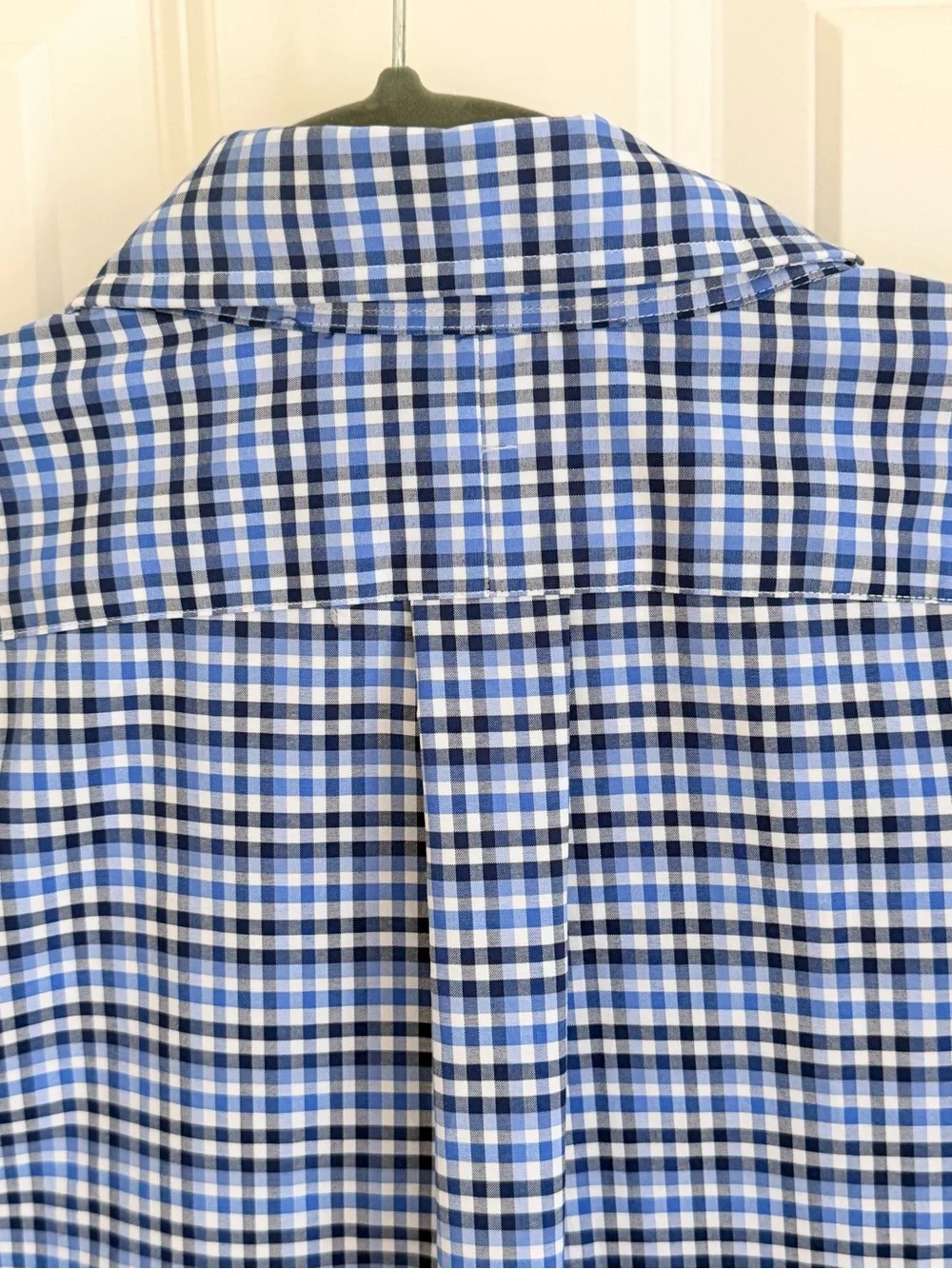 Ralph Lauren Dress Shirt NWT Blue Black White Plaid Button-Down Shirt Size M - Picture 4 of 6